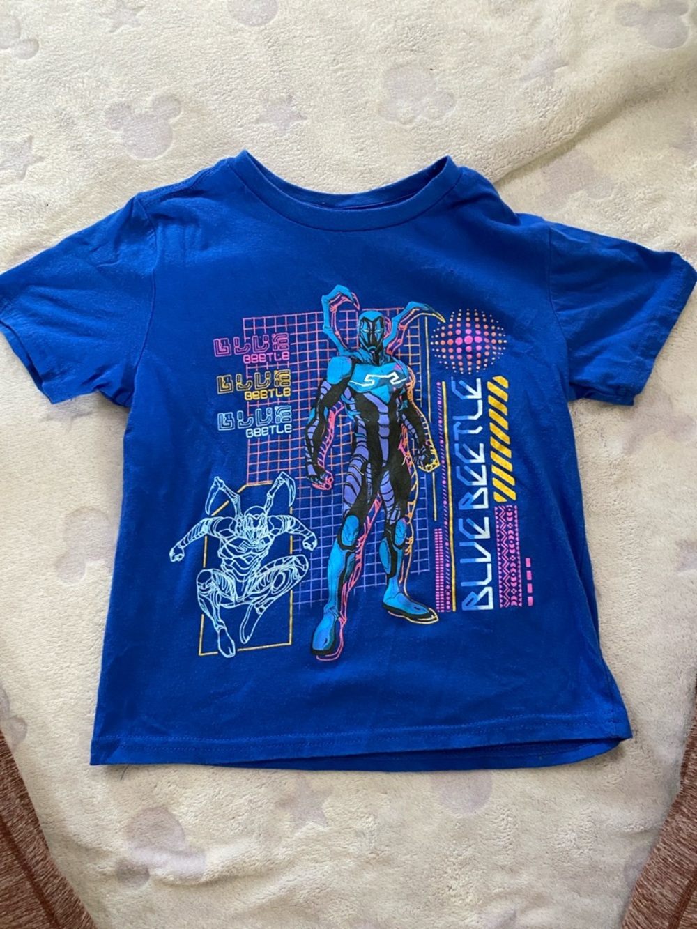 Blue Beetle Graphic Tee - Blue